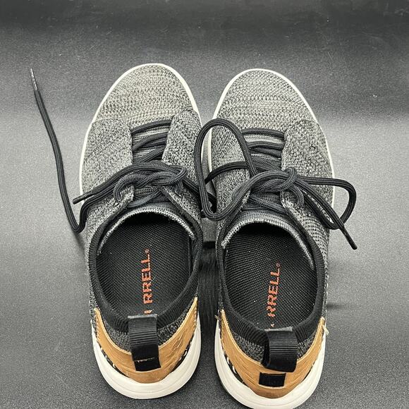 Merrel Gridway Sneaker Women’s 7 Black Gray Brown Vibram Sole Hiking Walking - Picture 6 of 8